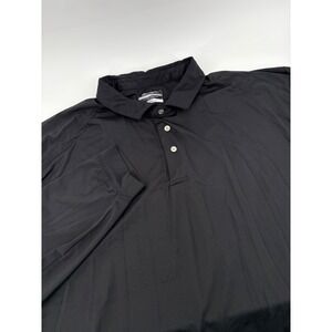 Ben Hogan Performance Powerair Long Sleeve‎ Polo Shirt Black 3XL Golf